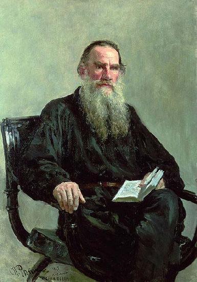 Ilya Repin Portrait of Leo Tolstoy China oil painting art